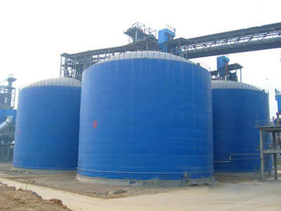 秦都水泥钢板库改造