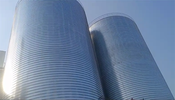 秦都2座混凝土高架卷板仓