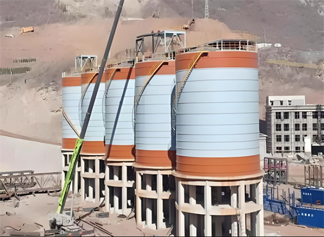 秦都高架钢板仓