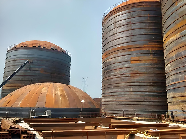 秦都焦粉钢板仓